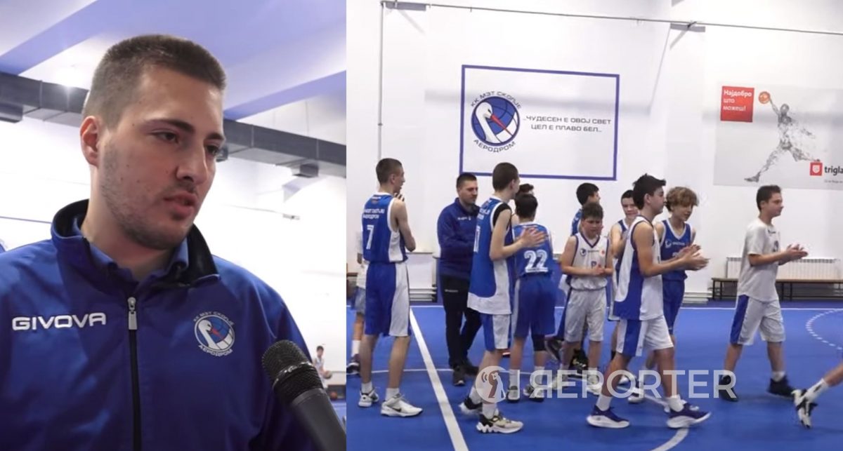 (Видео) Ме радува што децата сакаат да станат врвни кошаркари: Интервју со Тео Митевски тренер на Младинска школа МЗТ