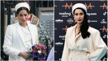 Констракта облечена како Меган Маркл, фановите велат дека не е случајност