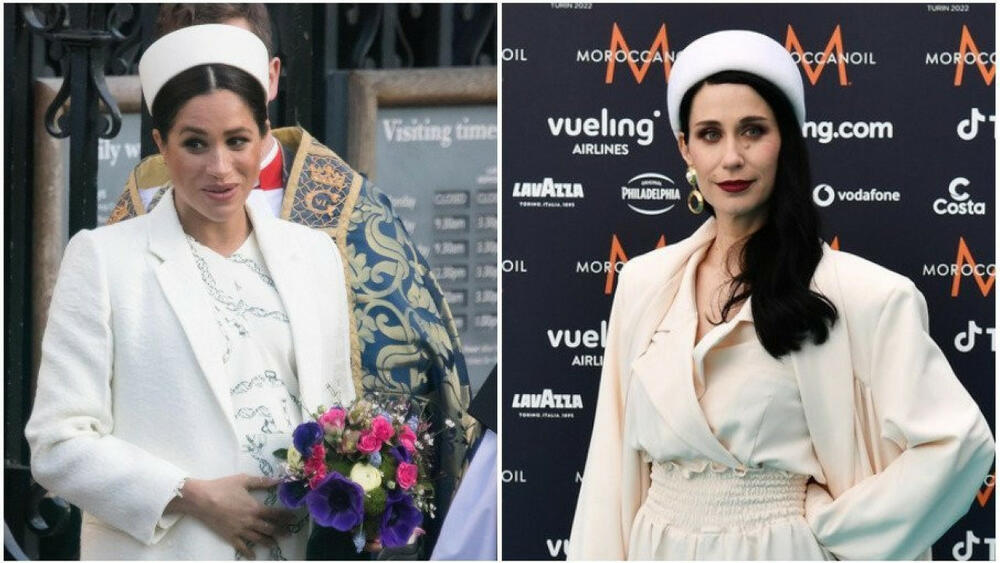 Констракта облечена како Меган Маркл, фановите велат дека не е случајност