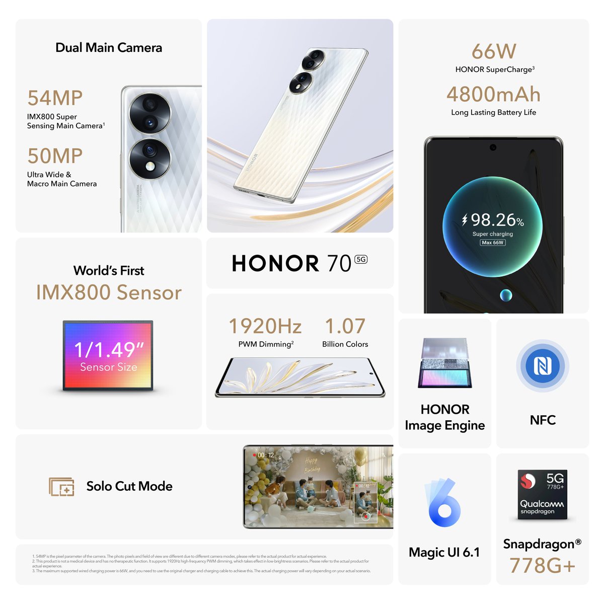 Honor 70 достапен на глобално ниво – го освежува средниот сегмент на пазарот