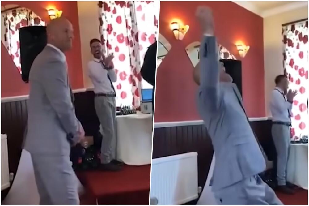 (Видео) Ја видел девојка му во венчаница на свадба на која требал да биде кум