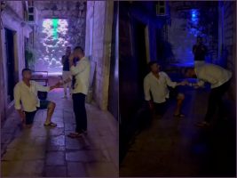 (Видео) Двајца мажи се свршија во првиот геј-бар во Дубровник