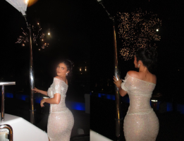Журка со огномет за 25. роденден на милионерката Кајли Џенер
