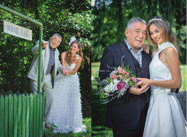 Мима Караџиќ и 40 години помлада манекенка направија свадбена фотосесија