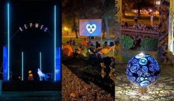 (Галерија) Скромно издание на Скопје лајт фестивал поради штедењето струја