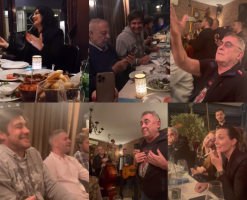 (Видео) Калиопи, Мима Карачиќ и актерите од Белградското драмско позориште на нозе ја кренаа цела кафеана во Скопје