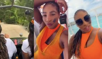 (Видео) Серена Вилијамс ужива во пензионерските денови со ќерка сѝ во Мексико