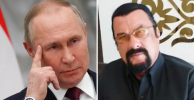 (Видео) Тој е најдобриот претседател, Стивен Сигал му честиташе роденден на Путин