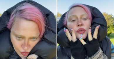 (Видео) Фановите ѝ рекоа на Мадона дека личела на вонземјанин