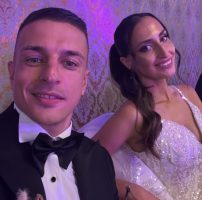 (Галерија) Со тапани и македонски адети се ожени светскиот вицешампион во карате Емил Павлов