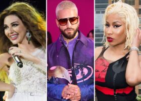 (Видео) Малума, Ники Минаж и Мирјам Фарес ја промовираа химната за Мундијалот во Катар