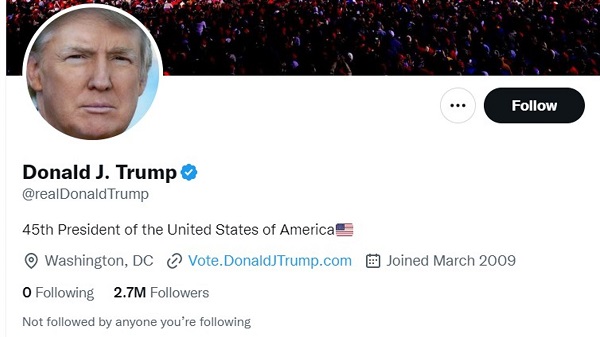 Елон Маск го врати твитер-профилот на Трамп