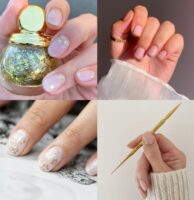 Маникир со златни детали, моден тренд за оваа зима