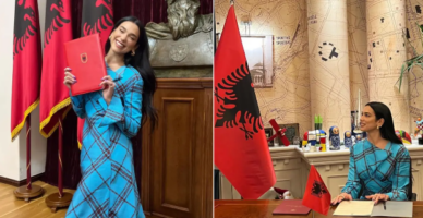 (Фото) Дуа Липа доби албанско државјанство