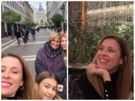 (Видео) Каролина на предновогодишен викенд во Будимпешта: Женско друштво и хитовите на Мараја Кери