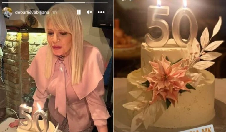 Вино, торта и музика-Билјана Дебарлиева славеше 50. роденден