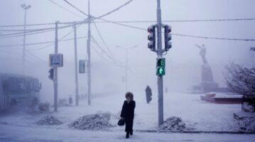 Ојмјакон во Сибир е најстуденото место во светот, каде што температурата се спушта до -50
