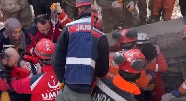 Четиригодишната Сенгул извлечена е жива по 130 часа поминати под урнатините