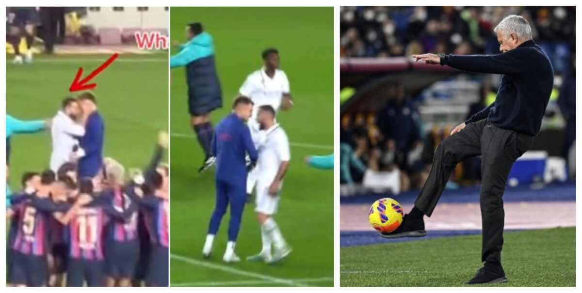 (Видео) Тепачки и расправии меѓу фудбалери и тренери на синоќешните дерби натпревари во Италија и Шпанија