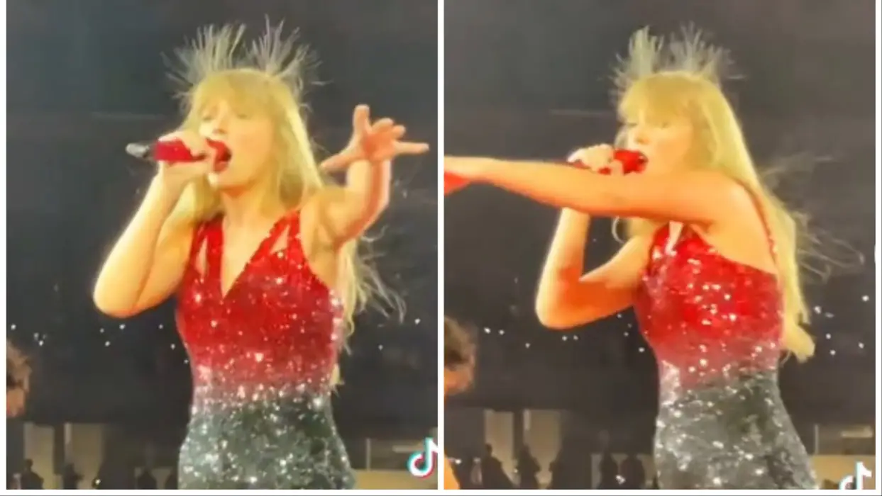 (Видео) Тејлор Свифт со наелектризирана коса се појави на концерт