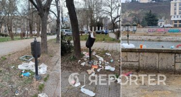 (Галерија) Џабе корпите за ѓубре: Скопје се дави во валканици и смет