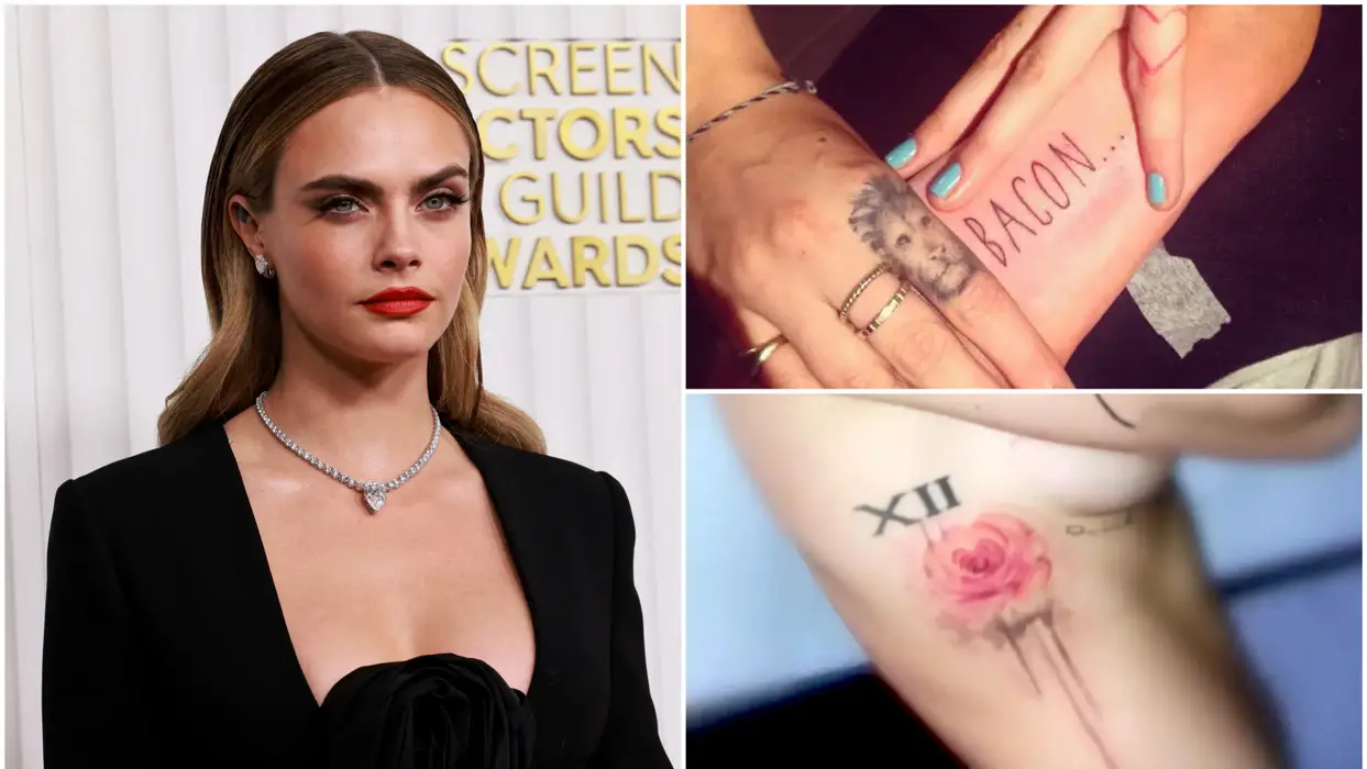 Кара Делевињ ги отстранува тетоважите откако се врати од рехабилитација поради проблеми со зависноста