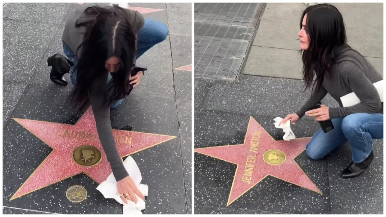 Кортни Кокс ја чисти својата ѕвезда на Патеката на славните во Холивуд