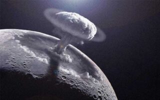 Метеорит се судри со Месечината, снимена најголема експлозија на сателитот на Земјата