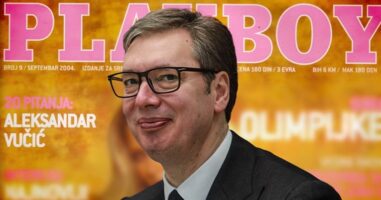 „Плејбој“ издание од 2004 година со интервју на Вучиќ се продава за 855 евра: позира во кревет со грозје во рака