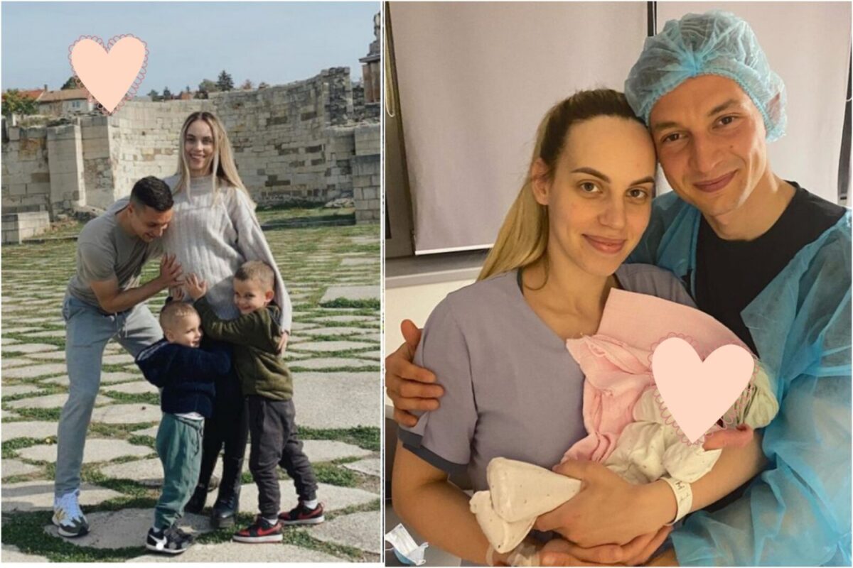 По два сина, фудбалерот Давид Бабунски доби ќерка: Нашата Алина пристигна порано