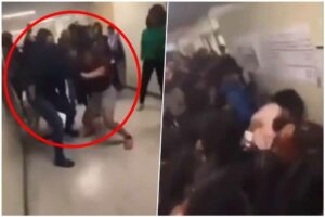 (Видео) Деветооделенци претепаа наставничка во школо во САД