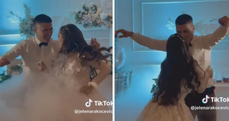 (Видео) Младоженци со нивниот танц станаа популарни на Тик ток