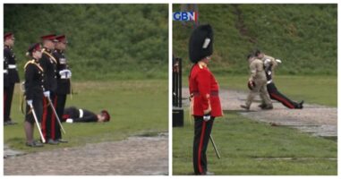 (Видео) Се онесвести војник на церемонијата за крунисувањето на Чарлс Трети