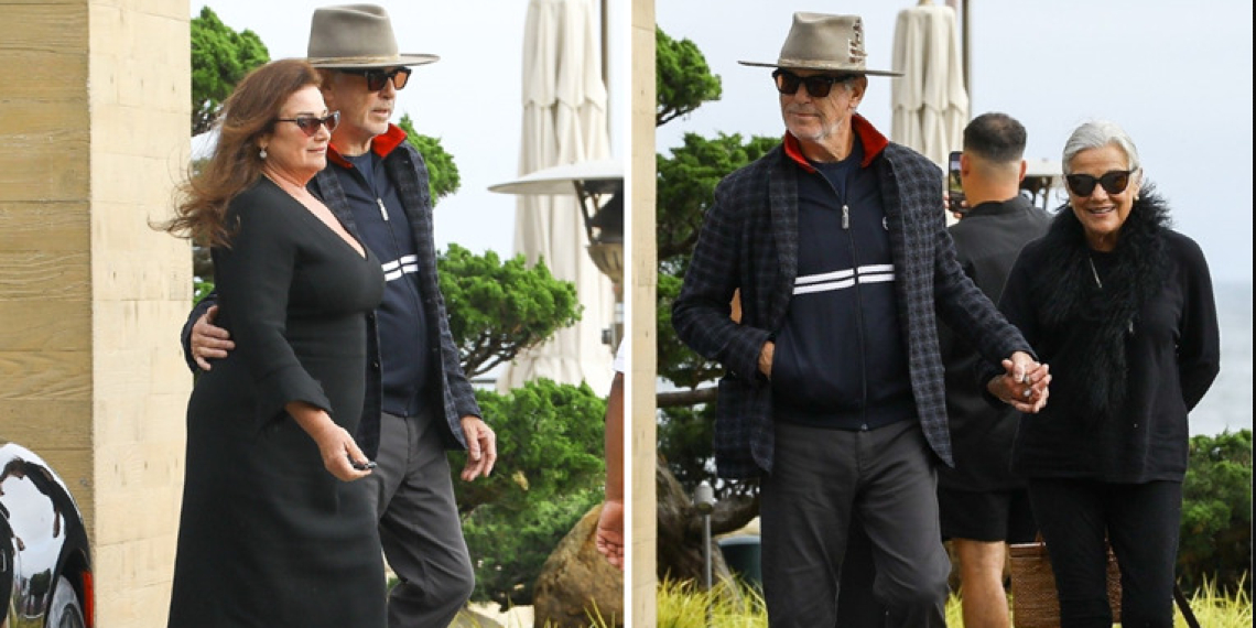 Пирс Броснан го прослави 70. роденденот во друштво на мајката и сопругата