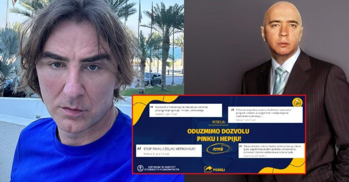 Србите собираат потписи за затворање на телевизите Пинк и Хепи, по трагичните настани во Белград и Младеновац