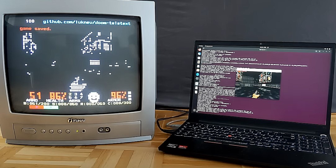 ВИДЕО: Легендарниот Doom сега можете да го играте и на телетекст