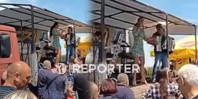 (Видео) Сузе Гавазова со штикли на камион ја развесели публиката