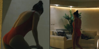 (Фото) Цеца во црвен костим за капење мами воздишки, пејачката ги отвори вратите од вилата и го покажа луксузниот базен