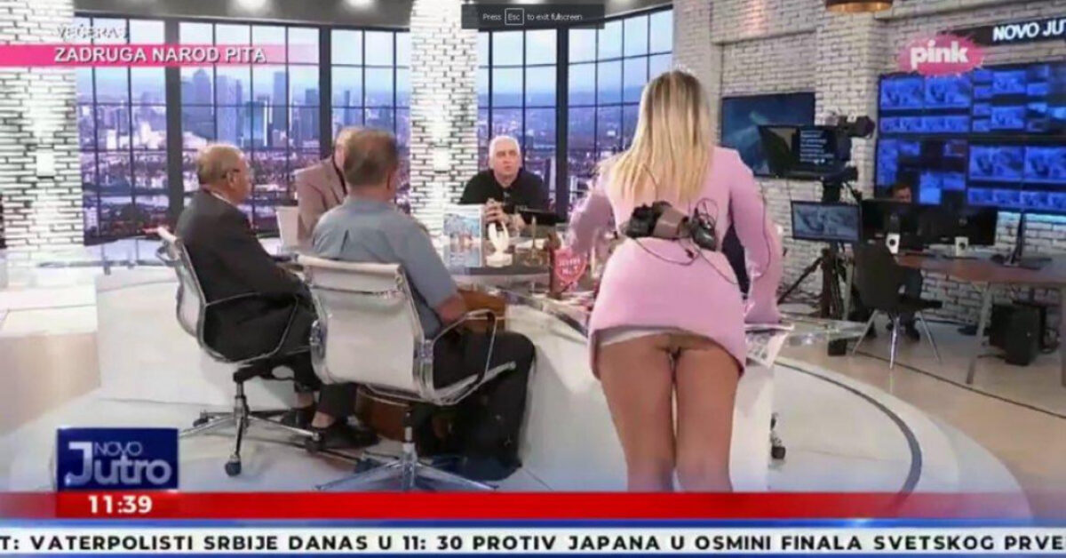 Јована Јеремиќ ја покажа тангата среде утринска емисија