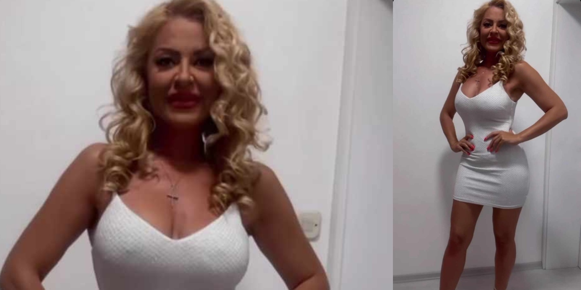 (Видео) Елена Велевска во бел кус фустан и виткана коса како Мерлин Монро за настап во Битола