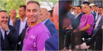 Сите со костуми, само Груби во маичка