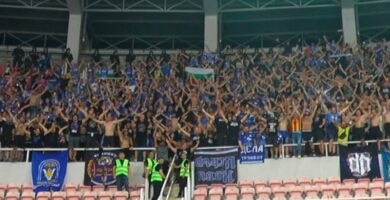40.000 евра казна за Левски од УЕФА за скандалозното однесување на навивачите во Скопје