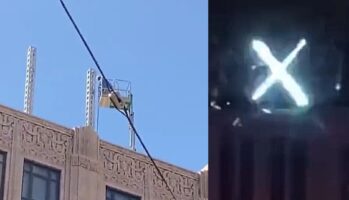 ВИДЕО: Исклучи го! Маск мораше да го отстрани светлечкото лого „Х“ поради бесните соседи