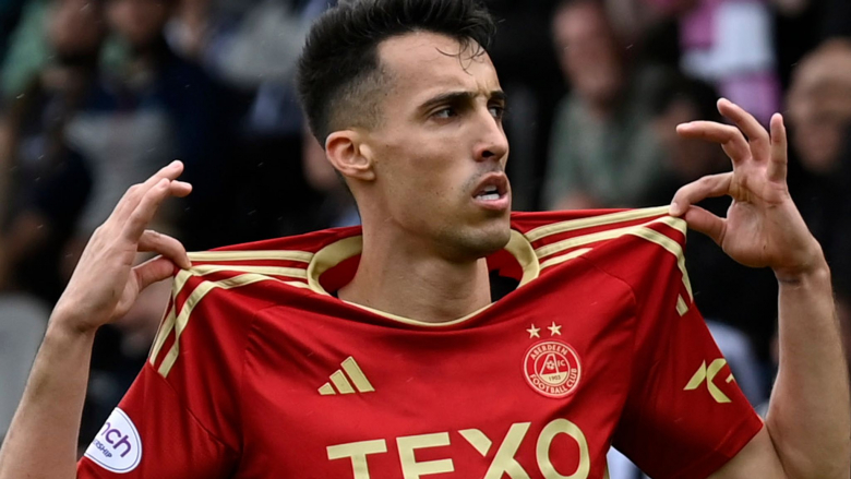 (Видео) Македонскиот фудбалер Бојан Миовски по петти пат даде гол ѝ го спаси неговиот клуб Абердин од пораз