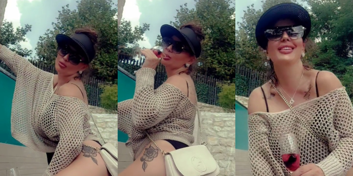 (Видео) Мелита провоцира so гол газ и коктел во рака спремна за во Скандинавијa