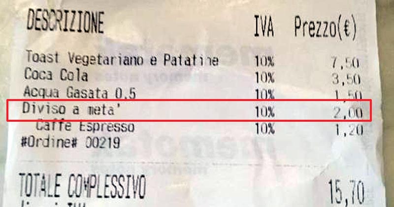 На туристи во Италија им наплатите две евра за да им го исечат тостот на пола