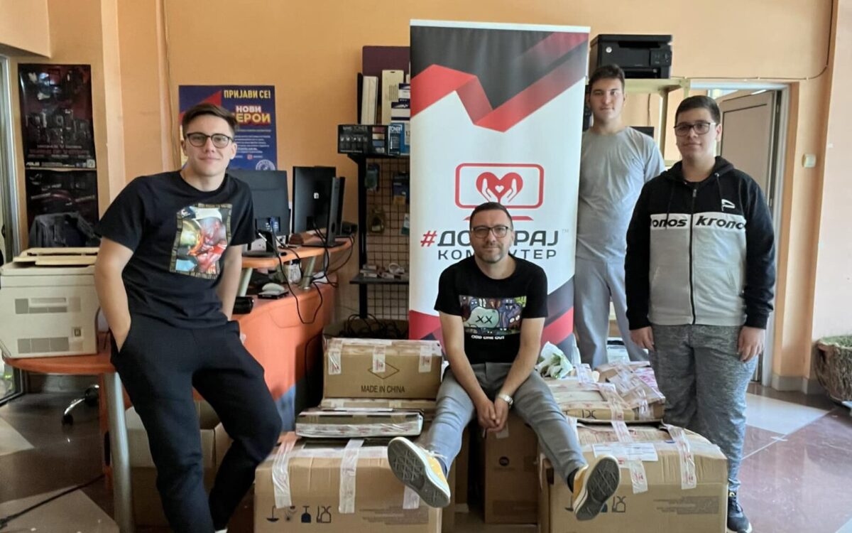 Никогаш не помислив дека „Донирај компјутер“ ќе стане меѓународно признаена иницијатива: интервју со Борче Стаменов