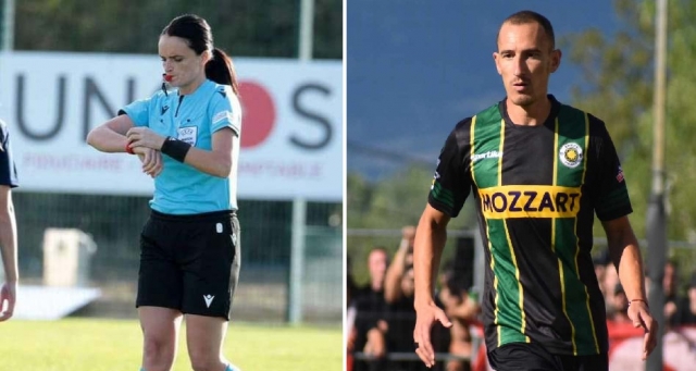 Судијка му судеше на сопругот во Првата македонска фудбалска лига