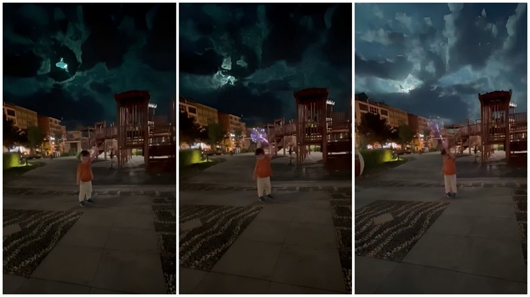 (Видео) Зелено небо во Турција додека минува метеор