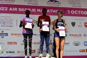 Виктор Киплагат и Рут Матебо од Кенија се победници на Скопскиот маратон